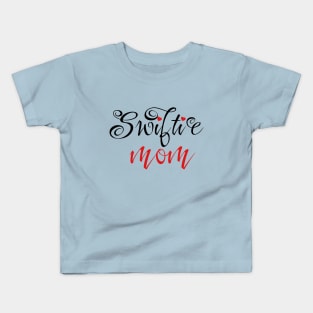 Swiftie Mom Red Kids T-Shirt